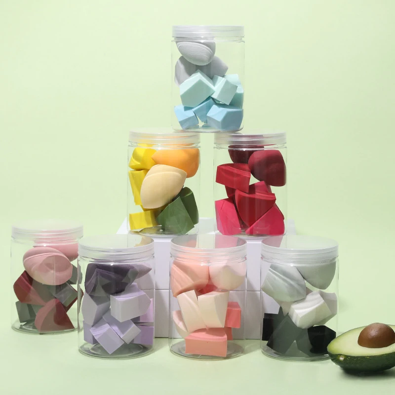 

10pcs Makeup Sponge Puff Beauty Egg Not Easy Crack Professional Cosmetic Puff Set with Storage Box Facial Makeup Tool Accessorie