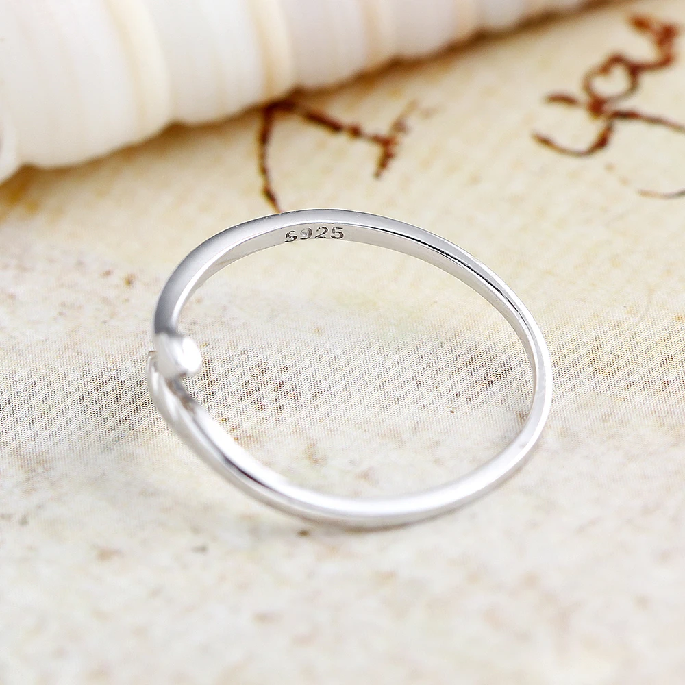 Женское Открытое кольцо из серебра 925 пробы с крыльями ангела | Украшения и