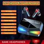 Беспроводные Игровые наушники TWS Bluetooth 5,1, геймерская гарнитура 65 мс, профессиональные игровые стереонаушники с низкой задержкой и микрофоном