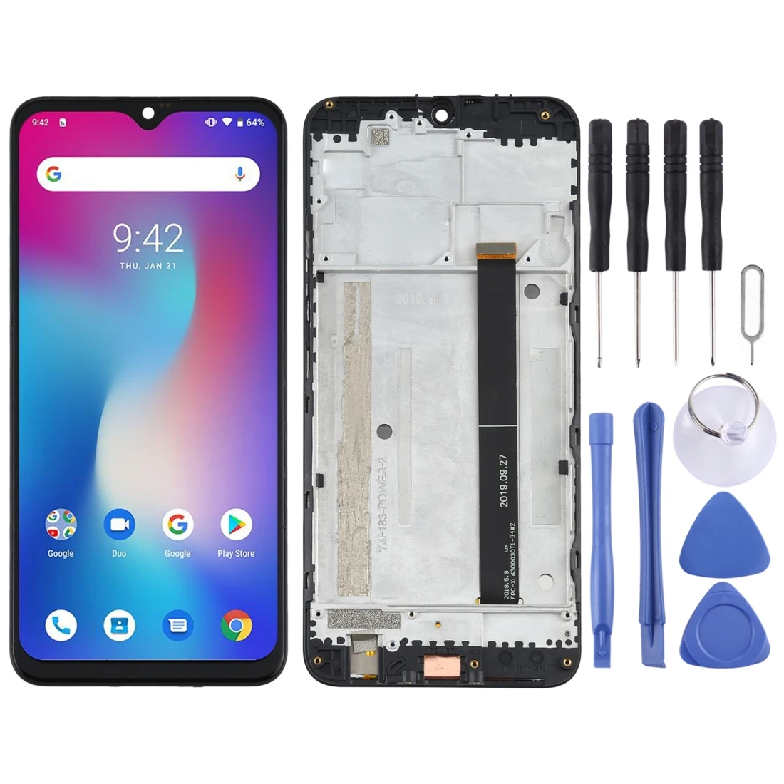 iPartsBuy for UMIDIGI Power LCD Screen and Digitizer Full Assembly