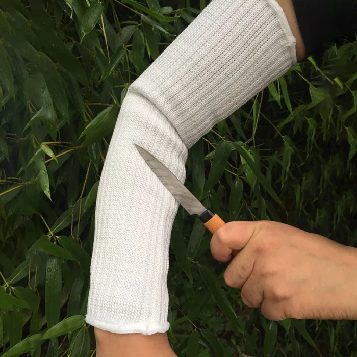 1 Pcs Outdoor Work Safety Arm Guard Sleeve Anti-cutting Protective Cut-resistant Sleeve Workplace Safety Protection Defensive
