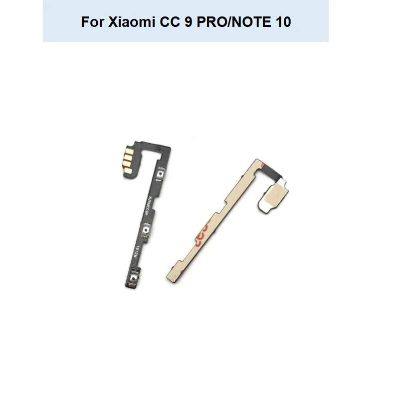

10/PCS Power Volume Side Key Button Flex Cable For Xiaomi Mi Note 10 On Off Switch Flex Cable For Xiaomi CC9 Pro