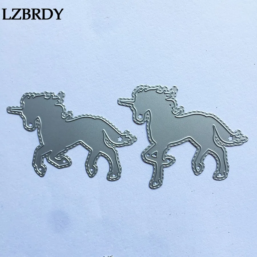 1 упаковка винтажные штампы с тиснением в виде единорога вырубки животных для