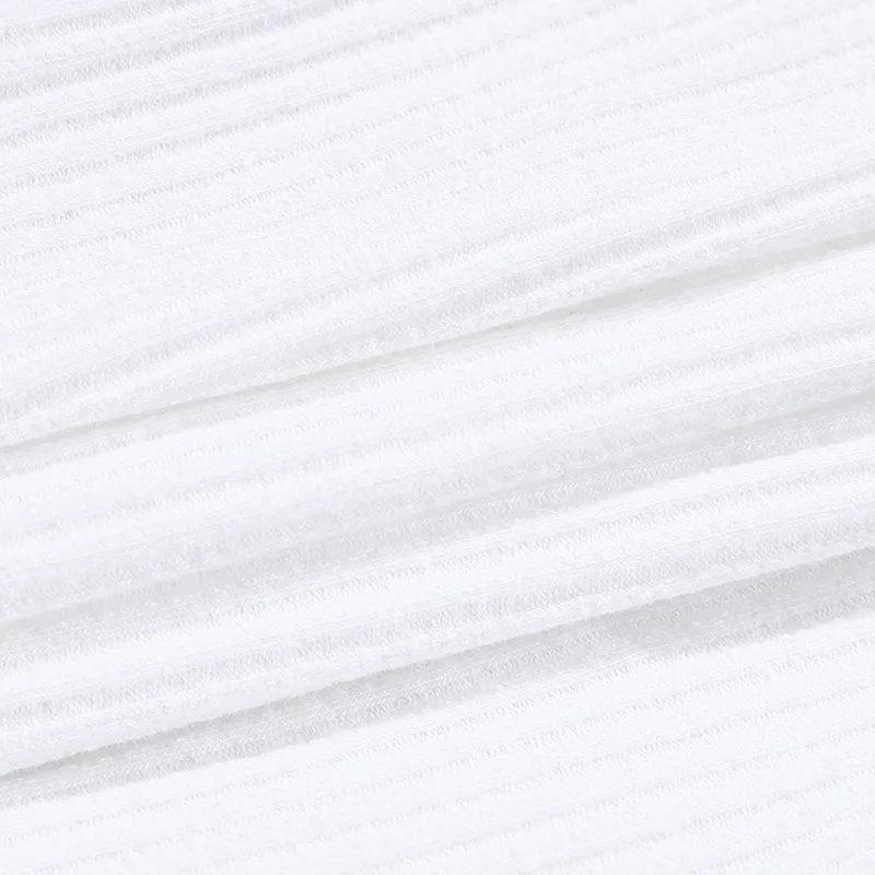 

Zipper Tanks Crop Top White Women V-Neck Fashion New Slim Short Sleeve Elastic Ribbed Casual Basic Ladies Sexy Cropped