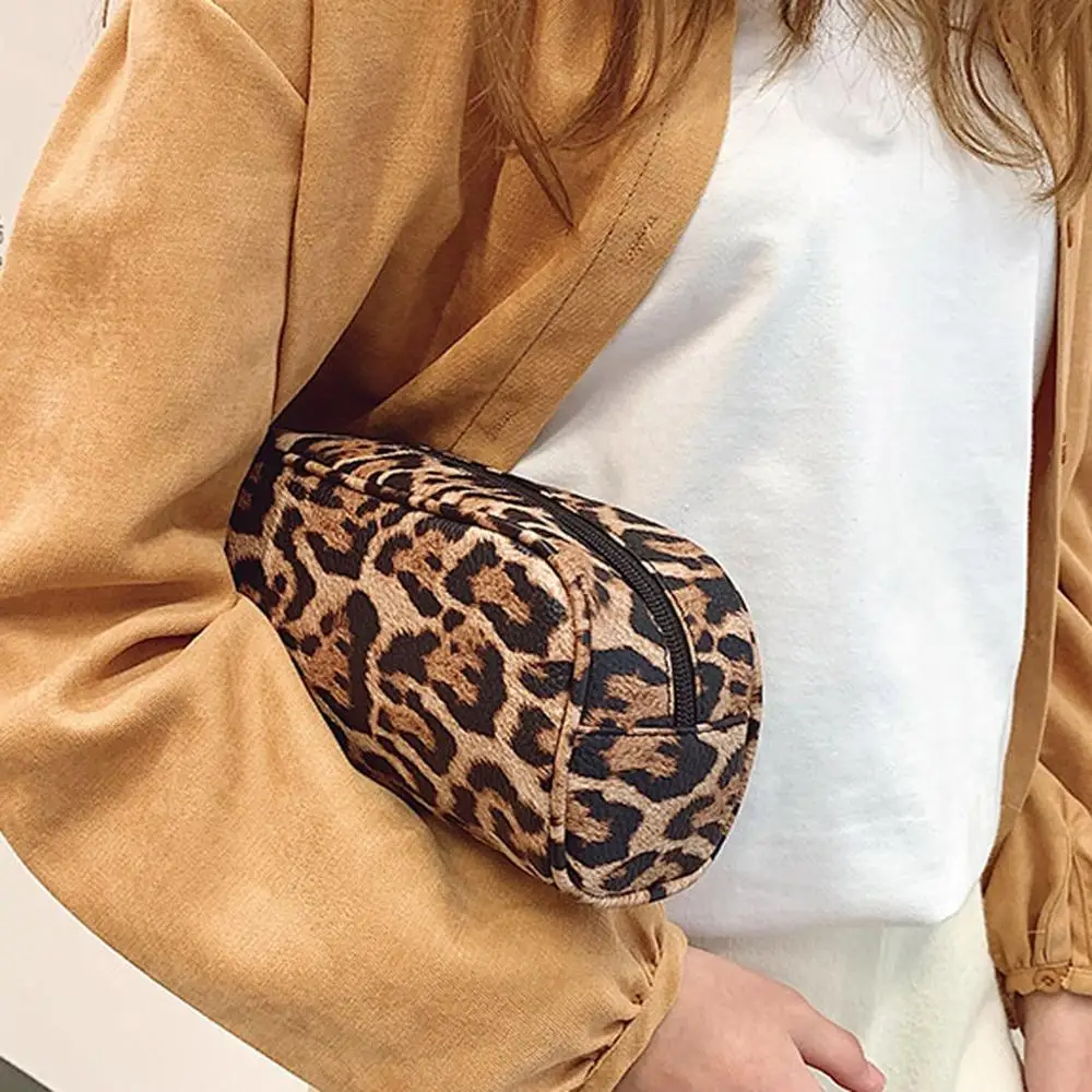 Женский модный трендовый длинный однотонный Леопардовый кожаный чехол карандаш