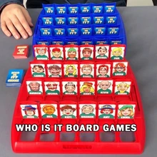 Who Is It Classic Board Games Interactive Memory Kids Funny Family Guessing Montessori Antistress  Children Educational Toy Gift