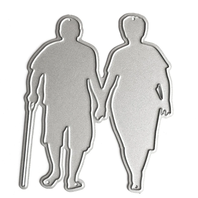 

Husband and Wife Metal Cutting Dies Stencil Scrapbooking DIY Album Stamp Paper Card Mold Embossing Decoration Craft