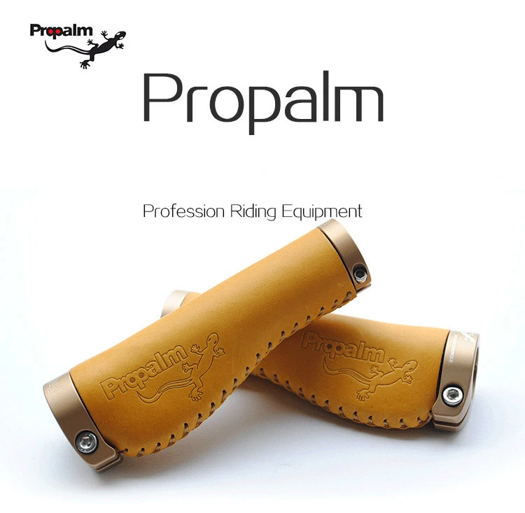 Propalm Велосипедный Чехол из воловьей кожи для руля для мужчин MTB шоссейные велосипедные гоночные противоскользящие ручки с кольцом из сплава