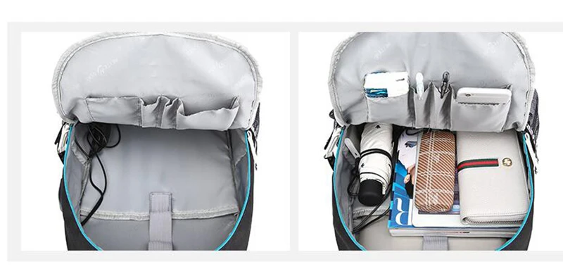 Рюкзак мужской для ноутбука с USB зарядкой и отделением ноутбука|Мужские рюкзаки| |