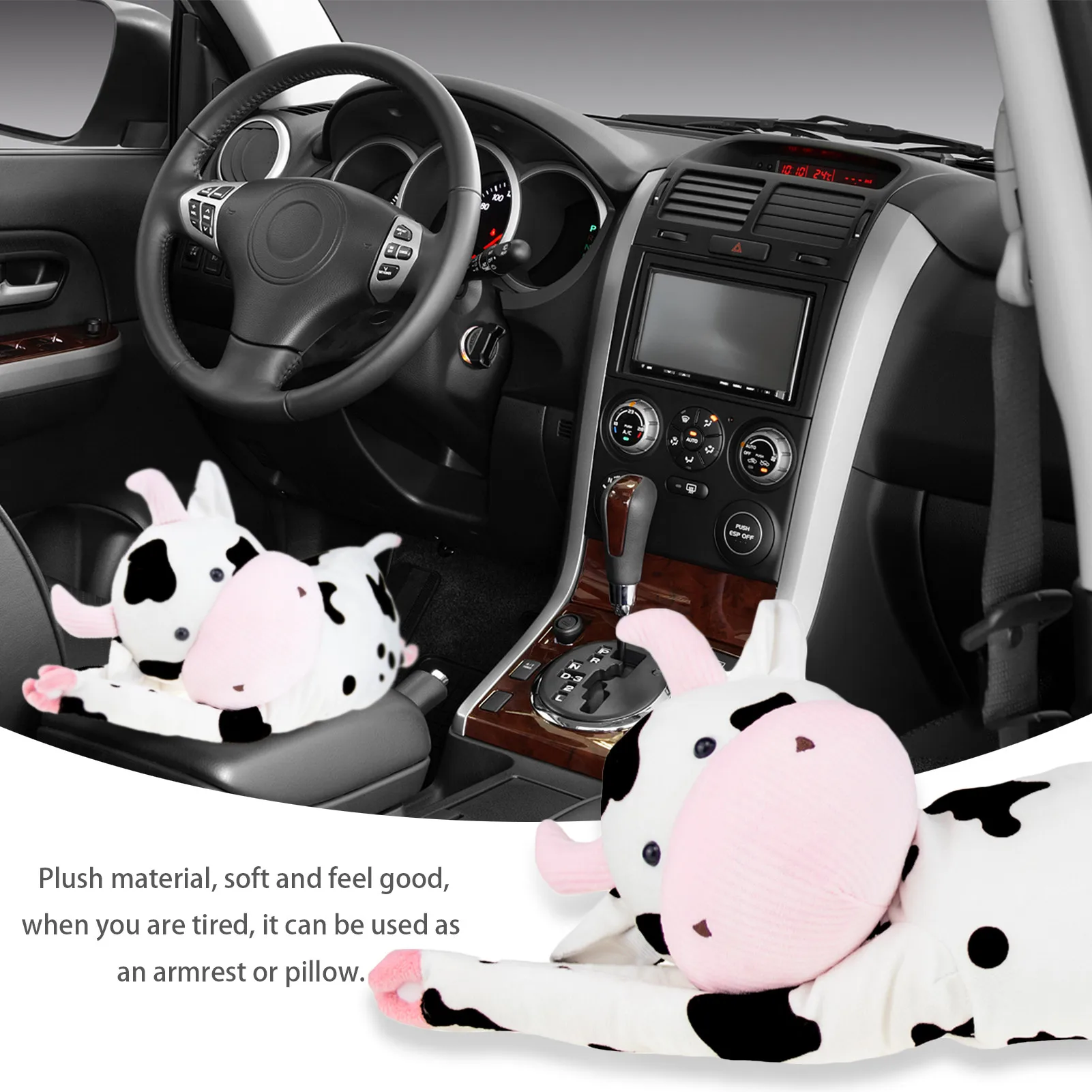 

Creativity Car Tissue Holder Creative Paper Case Cute Soft Plush Animals Tissue Box Napkin Holder Car Paper Boxes For Car Seat