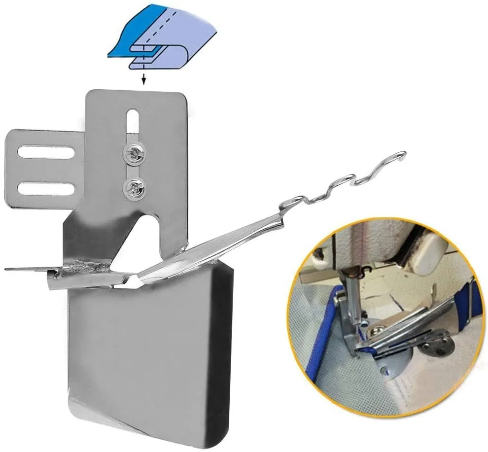 

1 *Edge Banding Clip Stainless Steel Industrial Sewing Machine Double Fold Binder Double Fold Binding Attachment