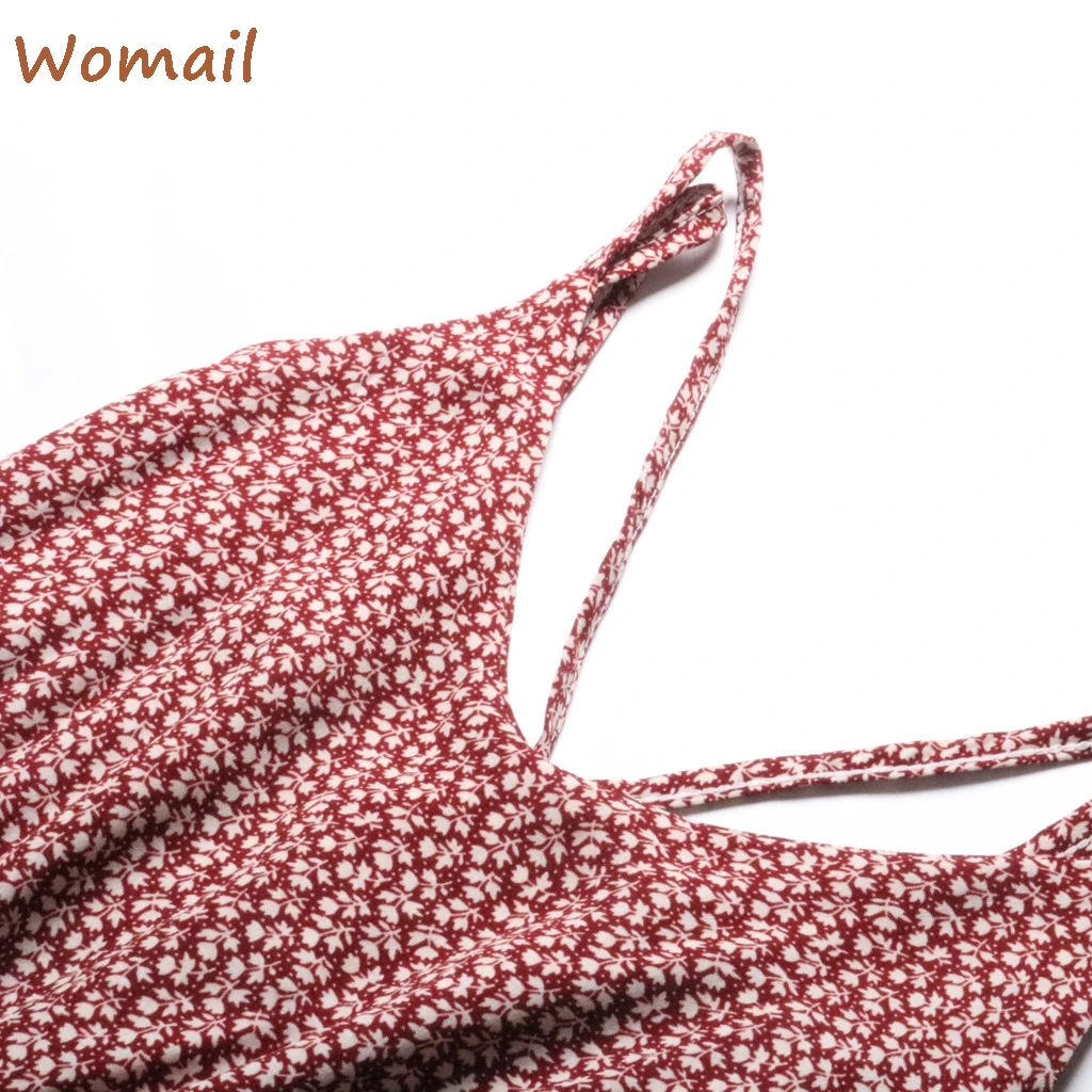 Женские платья открытая спина цветочный принт богемный Вадим длина до колена v