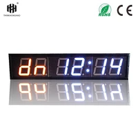 hangzhou supply digital wall clock timer fitness led display china watch factory