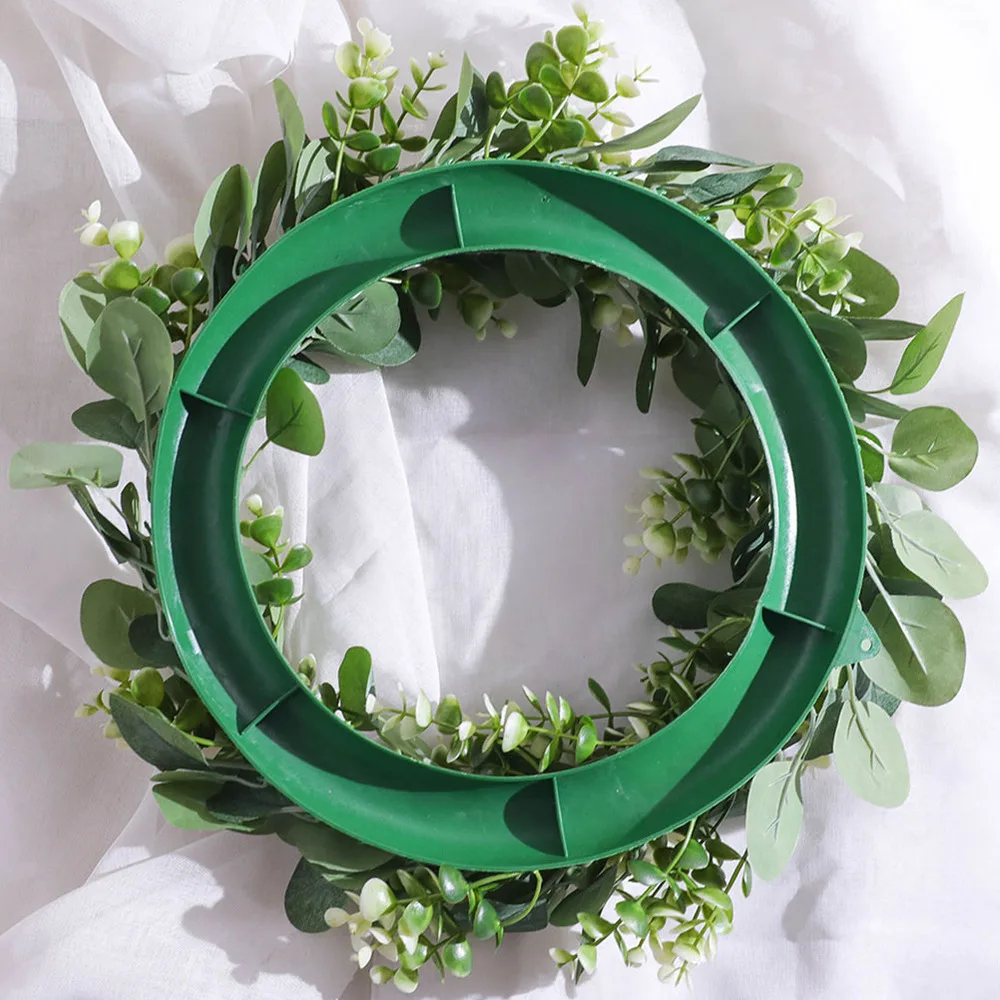 

1Pc Elegant Creative Wreath Durable Delicate Door Hanging Home Ornament Green