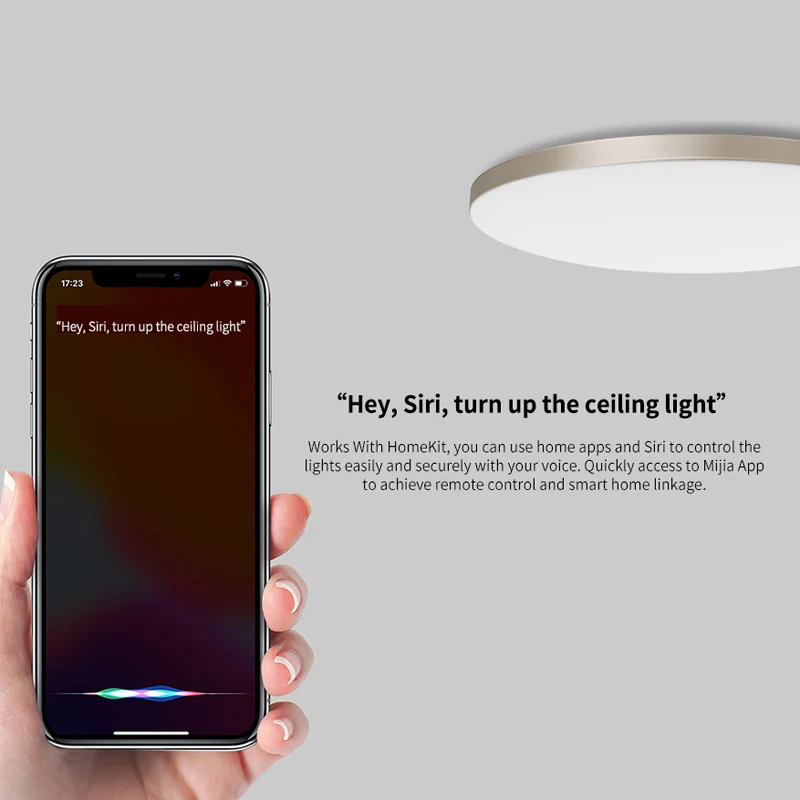 50W Smart LED Ceiling Lamp Light Dimmable Ambient Lighting Plafonnier Homekit Mijia APP Control Living Room YLXD50YL | Лампы и