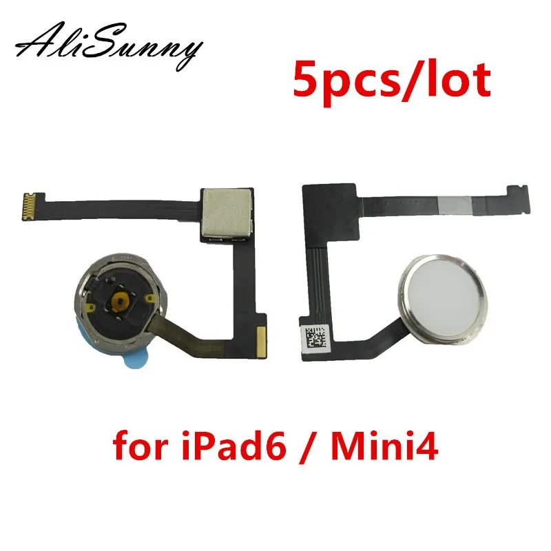 AliSunny 5 шт. кнопка домой гибкий кабель для iPad 6 Air 2 ipad Mini 4 запасные части датчика