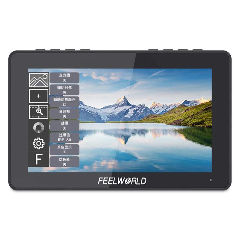 FEELWORLD F5 PRO Touch Screen Monitor 5.5&quot Field 4K HDMI-compatible Video for DSLR Gimbal Power Wireless Transmitter&ampLED |