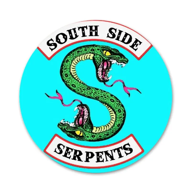 58 мм ривердейл Southside змеи логотип значок брошь заколка аксессуары для одежды