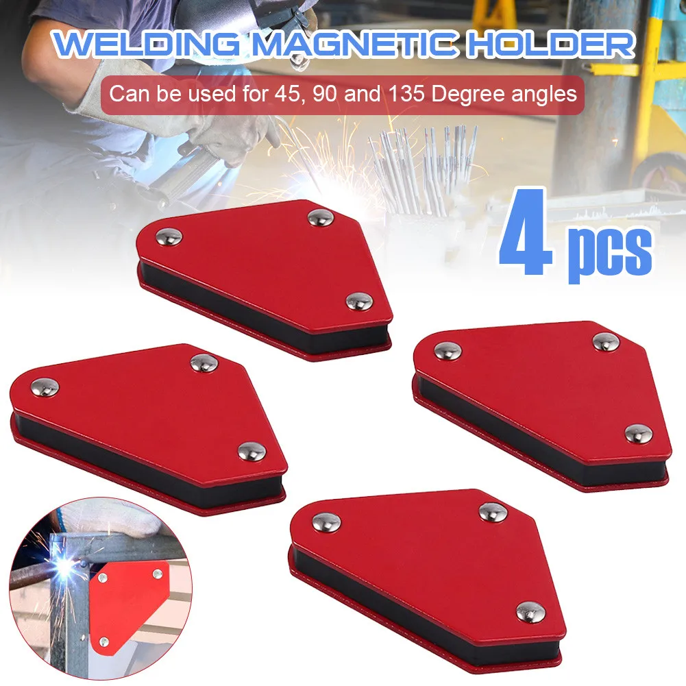 4 шт. магнита для сварки магнитный квадратный держатель зажим со стрелкой 45 ° 90 135 9
