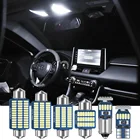 Canbus для Toyota rav4 rav 4 XA50 2019 2020 2021 автомобильная светодиодная внутренняя карта купольсветильник багажника номерной знак Комплект ламп без ошибок