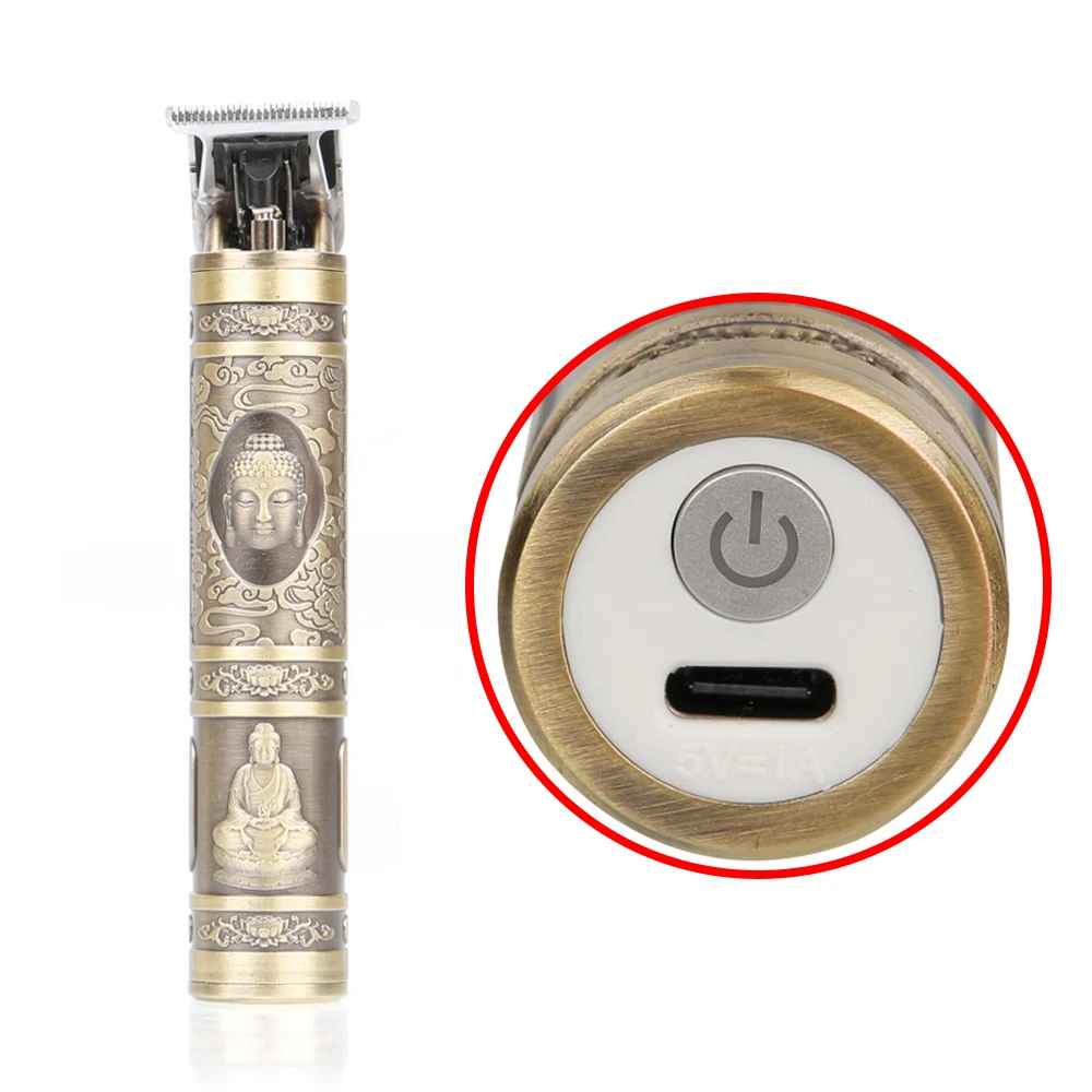 Профессиональная Парикмахерская Машинка для стрижки волос USB перезаряжаемая