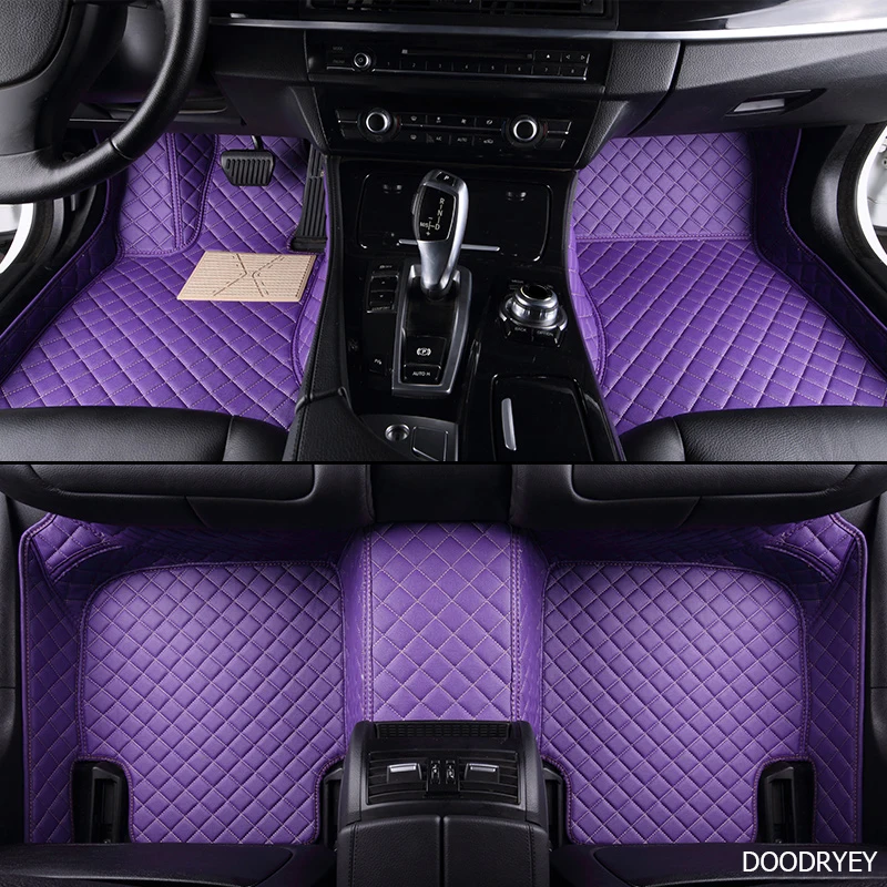 

Custom Car floor Mats for SsangYong Korando Actyon Rexton Chairman Kyron Double foot mats Wearproof Carpets car mats