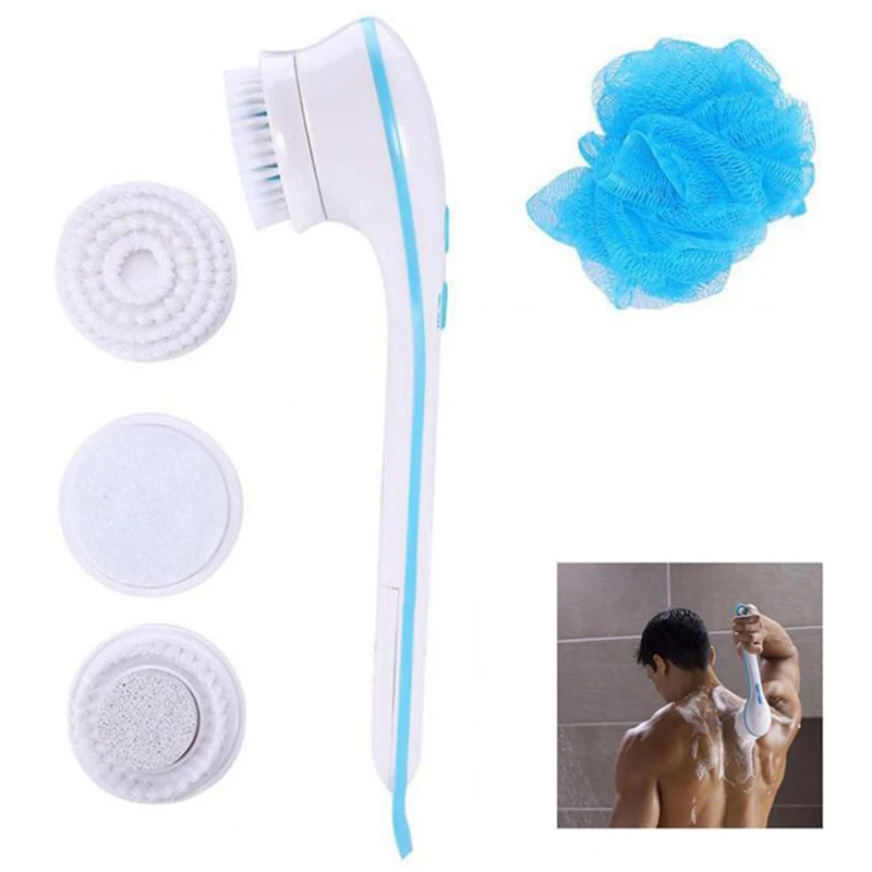 5в1 электрическая домашняя Чистка для ванной Массажная щетка душа система