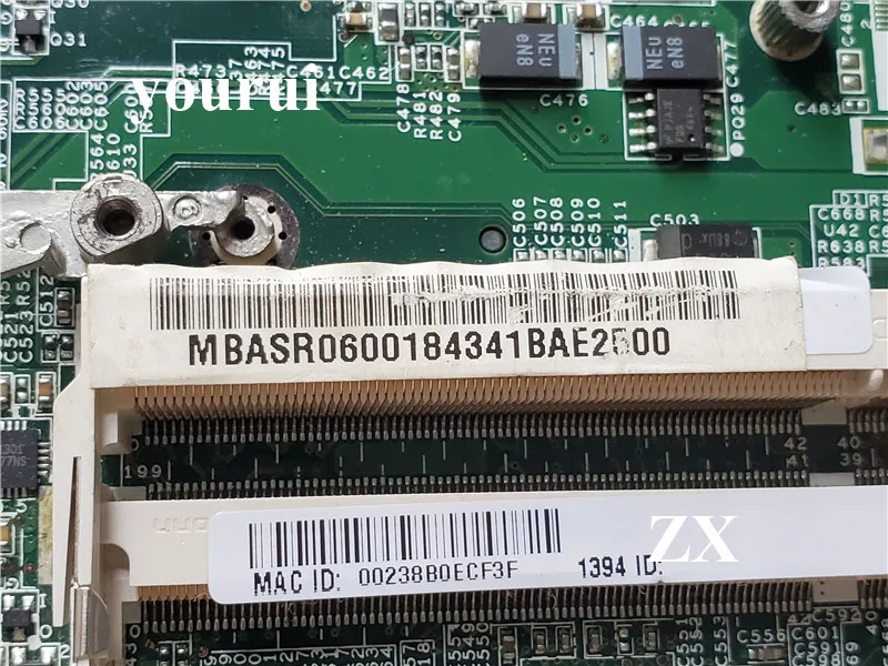 da0zk2mb6f1 mbasr06001 mb asr06 001 для ноутбука acer aspire 6930 6930g мат