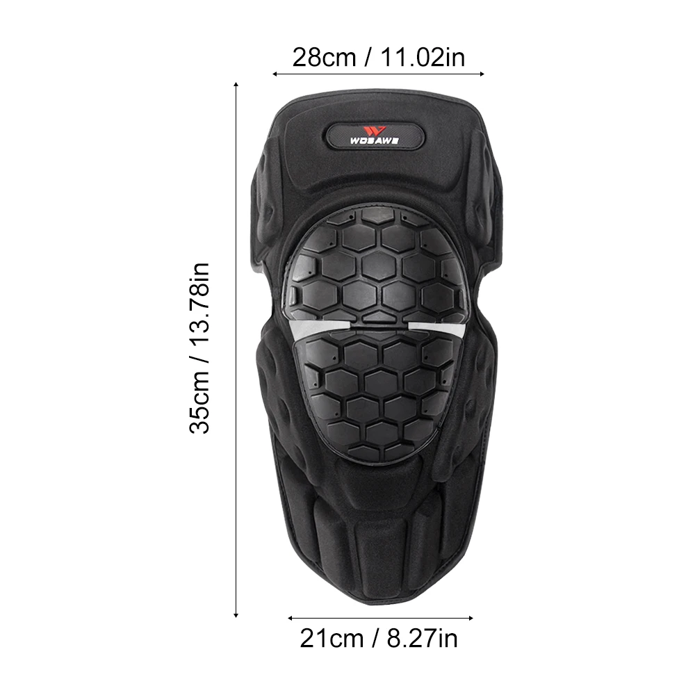 

WOSAWE Motorcycle Knee Pads Protector Reflective Snowboard Roller Riding Brace Guard Hockey Protective Gear Motocross Kneepad