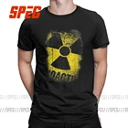 Футболка мужская хлопковая, с принтом ядерное излучение России, лето размера плюс