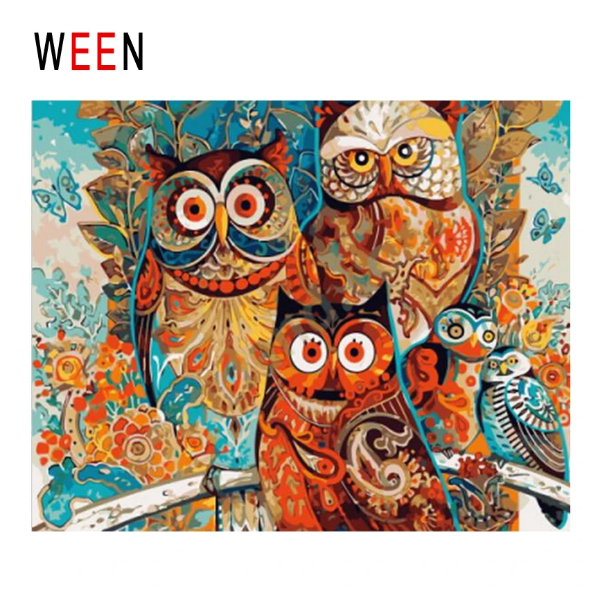 Набор для рисования по номерам сделай сам масляная краска взрослых детей