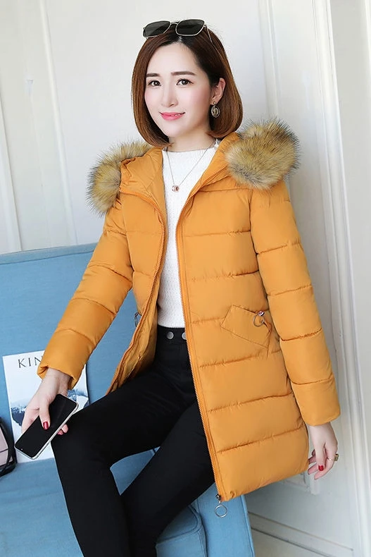 

2019 New Black Winter Top Thick Pascal Women's Warm Long Coat Ukraine Manteau Veste Femme Hiver Sobretudo Camperas Zaful
