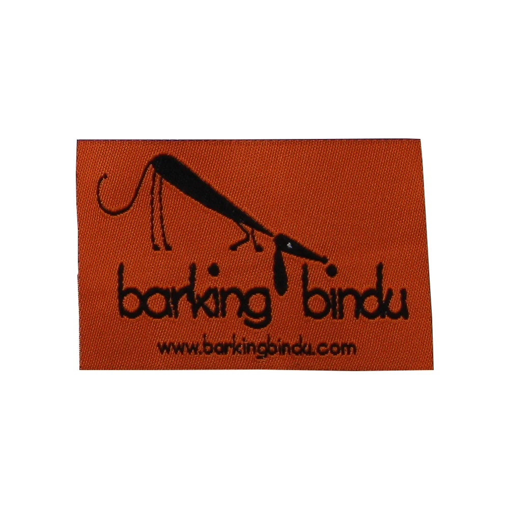 Пользовательские тканые этикетки для одежды тканевые шитья индивидуальный