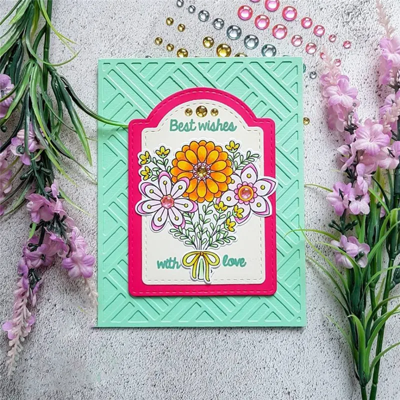 GJCrafts крышка корзины рамка штампы металла резки для изготовления карт Скрапбукинг альбом тиснение трафарет ремесло для штампов