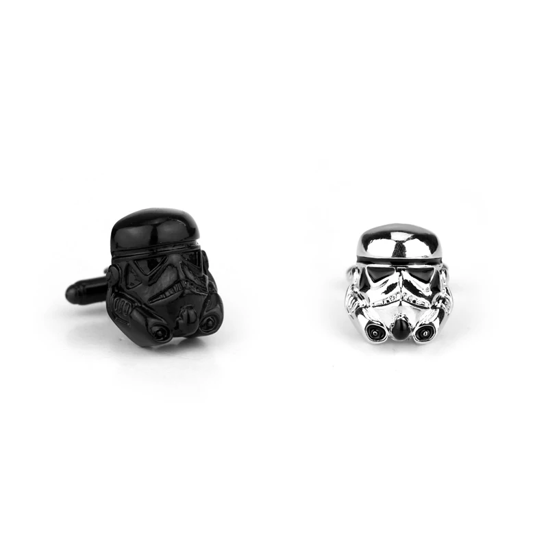 Запонки «Звездные войны» Сокол Дарт Вейдер BB8 R2D2 истребитель рыцарь Штурмовик супергерой Зажимы для галстука, запонки для фанатов ювелирные изделия подарок
