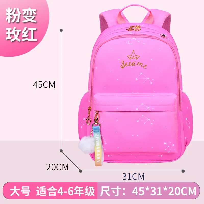 2020 Girls School Bags Children Backpack Primary Bookbag Orthopedic Princess Schoolbags Mochila Infantil sac a dos enfant