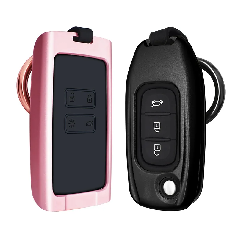 Чехол для ключа из алюминиевого сплава держатель Renault Fluence Duster Megane Kadjar Clio Стайлинг