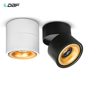DBF потолочный светильник с поворотом на 360 градусов, освесветильник для кухни, гостиной, коридора, 7 Вт, 10 Вт, 12 Вт, 15 Вт, Светодиодный точечный потолочный светильник