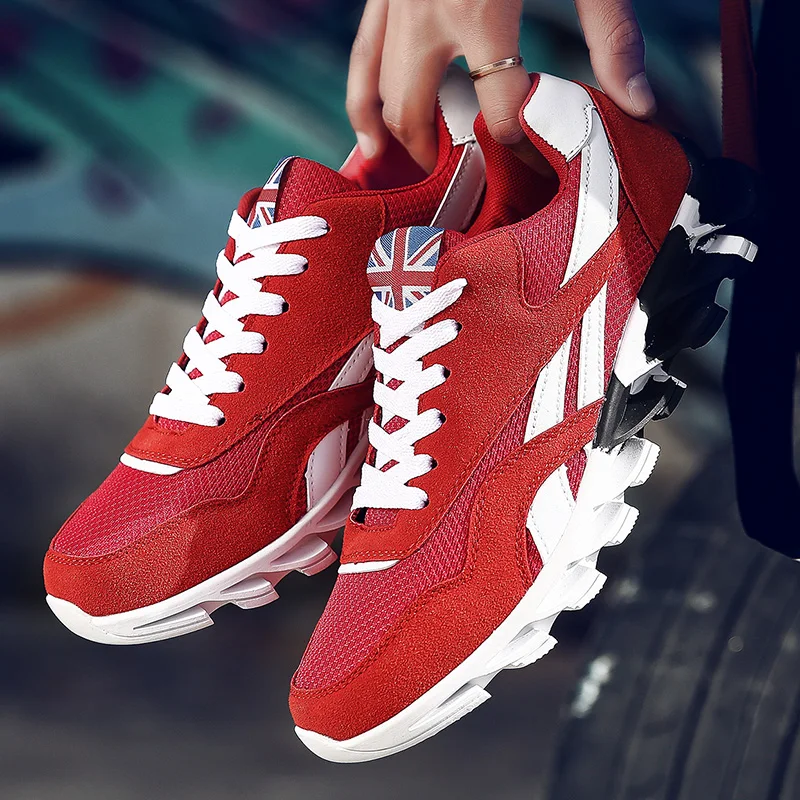 Мужская дышащая Нескользящая повседневная обувь новая уличная Удобная