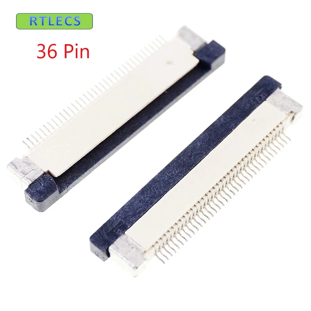 10pcs FPC connector 0.50 mm 0.020" 36 Position Bottom Contac
