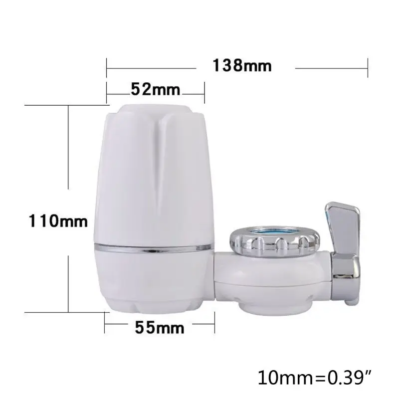 

Single-stage Faucet Water Purifier Filter Filtration System Parts for Home Restaurant Kitchen Bathroom Tap Water Clean