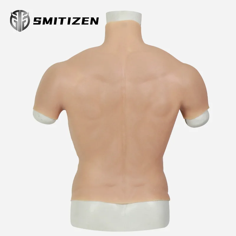 

Smtizen Silicone Realistic Muscle Suit For Male Csoplay Fake Belly Macho Artificial Simulation Muscle Chest Crossdresser
