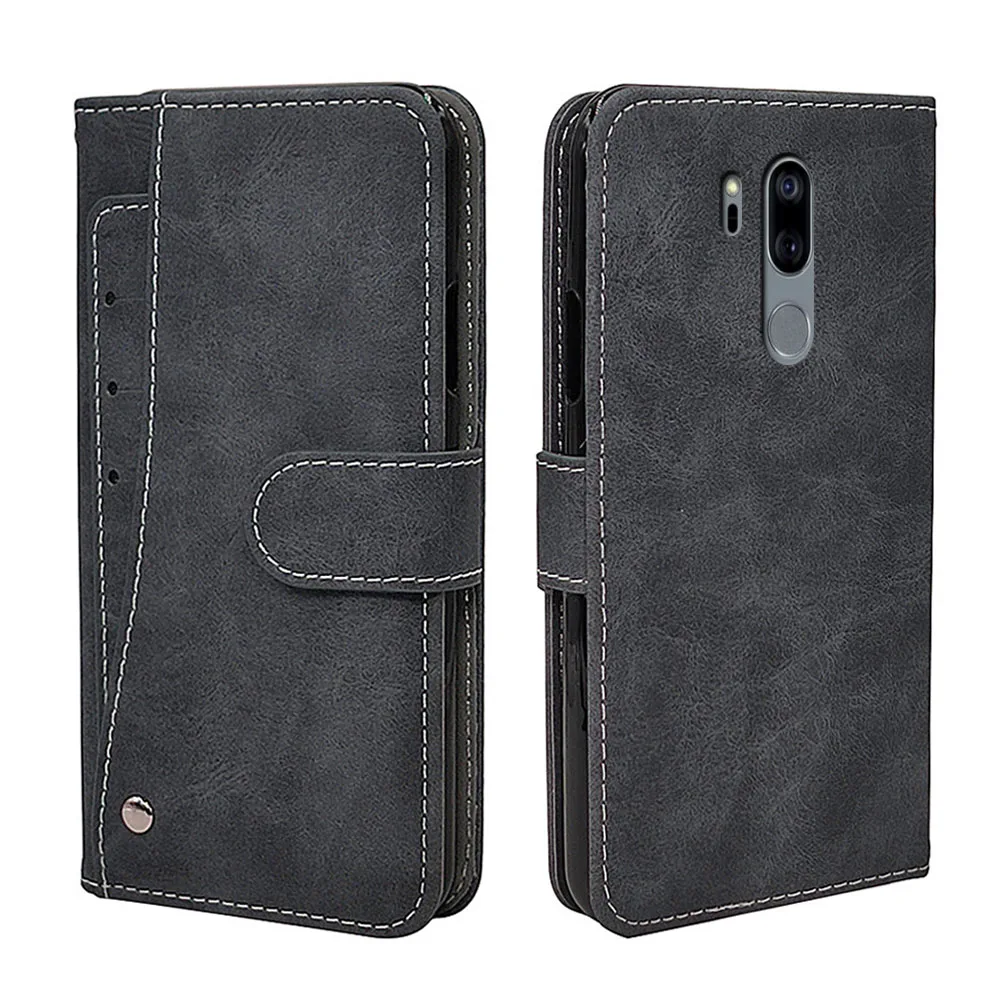

Luxury Wallet Case For LG G6 G7 G8 G8s G8X Q6 Q7 V10 V20 V30 V35 V40 V50 ThinQ Case Vintage Flip Leather Silicone Cover