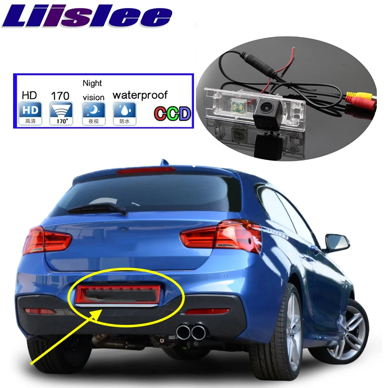 Liislee Автомобильная камера для BMW 1 M1 F20 F21 2011 ~ 2015 заднего вида с высоким обзором PAL NTSC