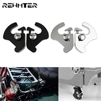 motorcycle backrest detachable rotary sissy bar luggage racks docking latch clips kit for harley sportster xl softail touring