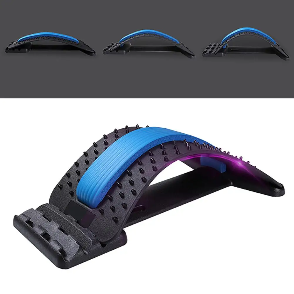 

Массажер для спины, расслабляющий растягиватель, оборудование для фитнеса, комплект для поддержки поясницы, боли в пояснице, растяжение мыш...