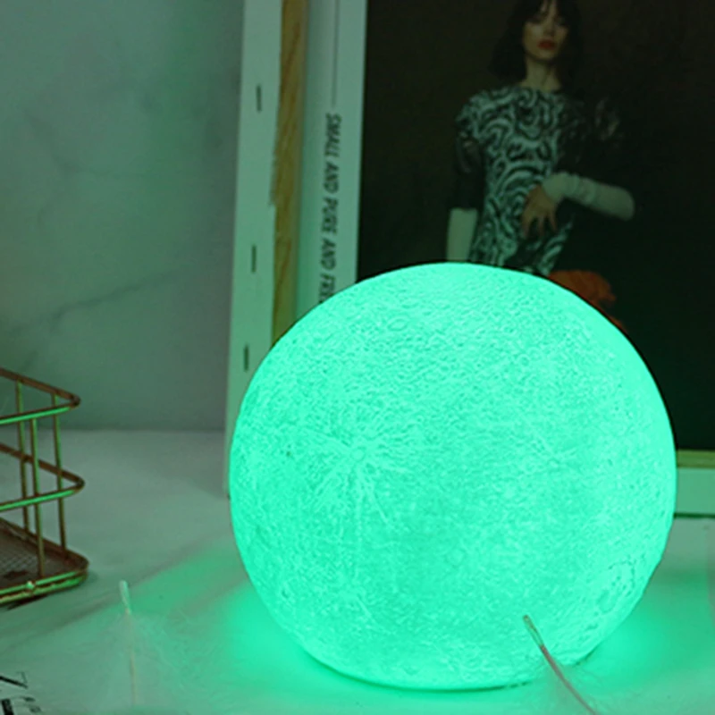 Умная настольная лампа Луна с поддержкой Wi Fi и голосовым управлением|Настольные