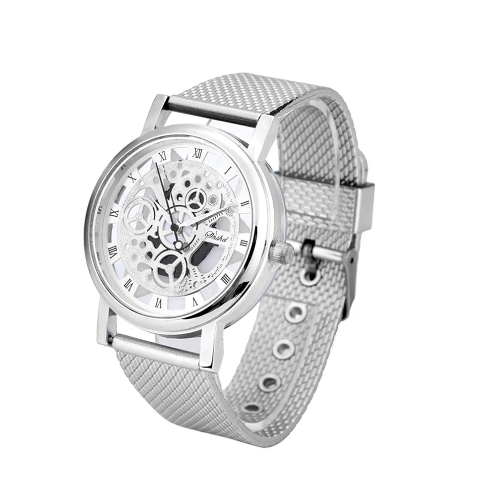 

Quartz Watch Men Women Fashion Creative Hollow Out Watches Unisex Roman Numerals Wristwatches reloj inteligente hombre relogio