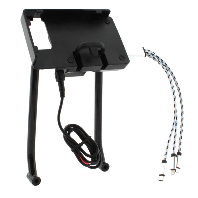 

Motorcycle Stand Holder Mobile Phone GPS Navigation Bracket USB and Wireless Charging for S1000XR 2020-2021