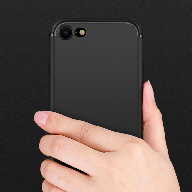 Матовый Силиконовый чехол на iPhone 11 Pro Xs Max 7 8 Plus 6 SE 2020 Чехлы для Apple SE2 XR X 6s 5s матовый